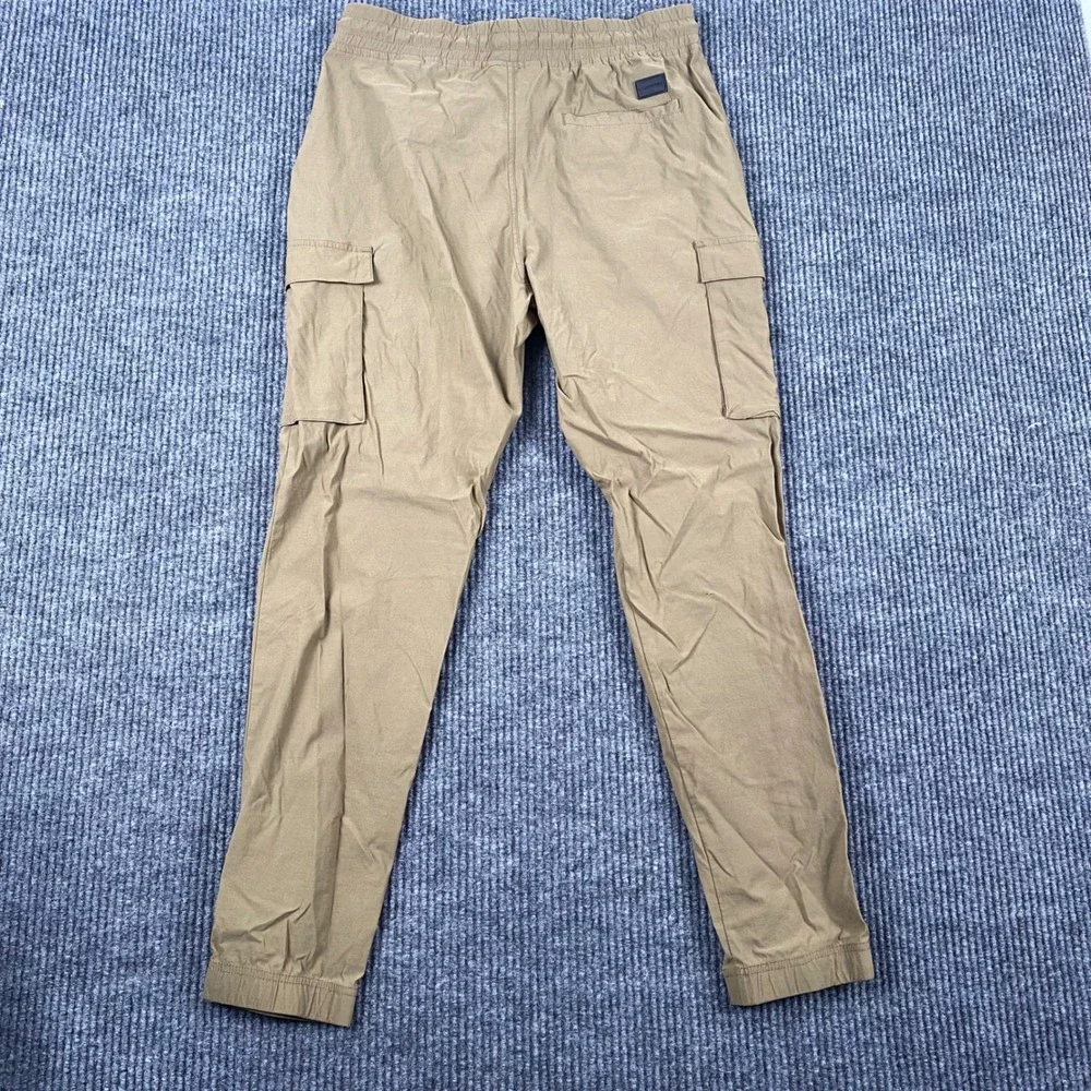 Kenneth Cole New York Mens Tan Stretch Cargo Jogger Pants Size M Khaki‎ Utility